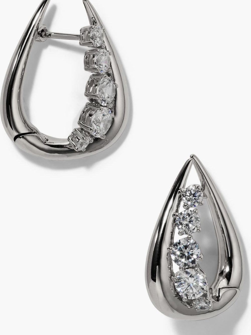 Nadri Phenom huggie earrings